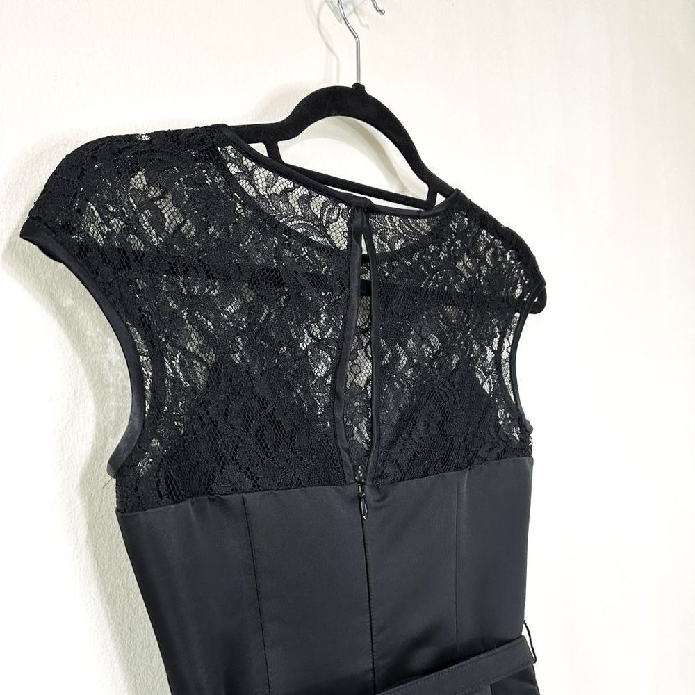 THEIA Lace Pattern Mini Dress - Picture 12 of 13